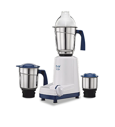 Preethi Eco Chef Neo Mixer Grinder 500 Watt with 3 Jars (Violet/White)